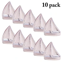 10pcs sailboat wedding party reception place wooden card holder stand number name table menu picture photo clip card holder