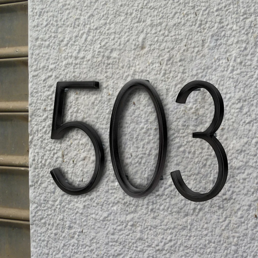 

House Number Door Address Number Digits Acrylic Mailbox Address Sign #0-9