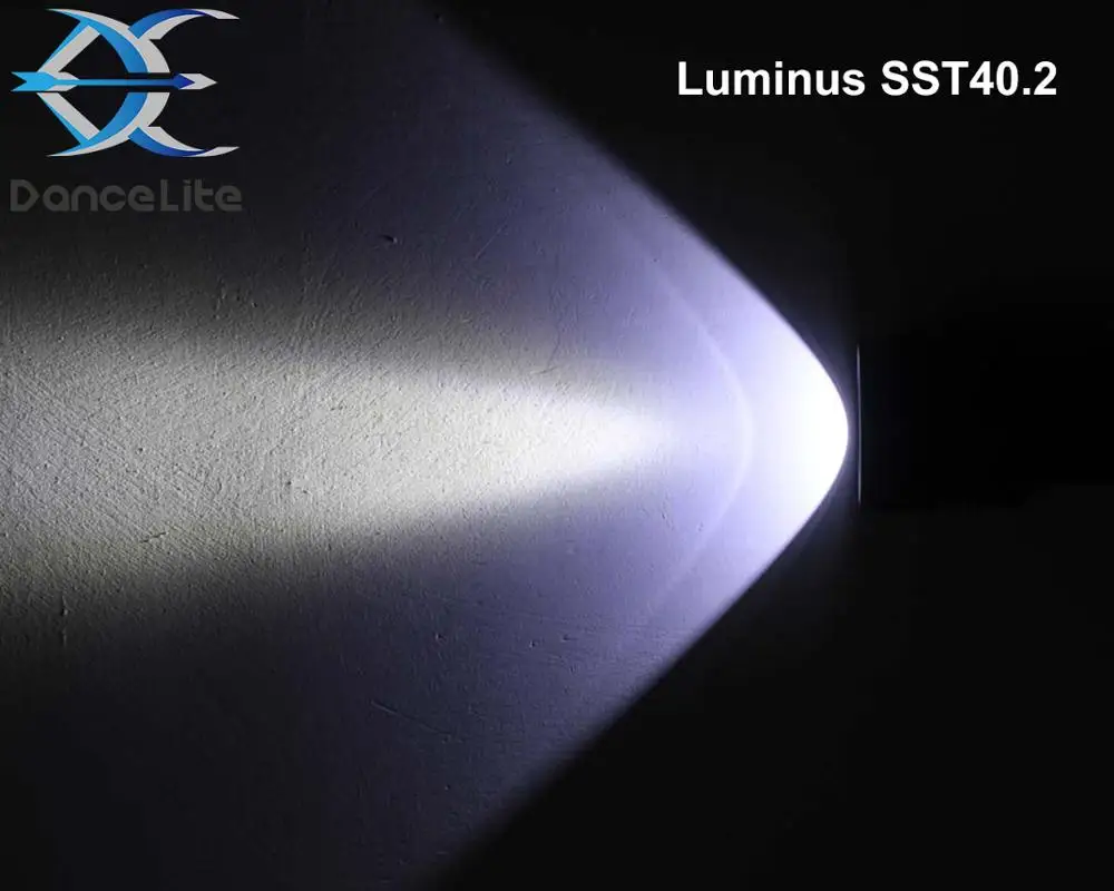 Фонарик Luminus SST40.2 15 Вт C8.2 светодиодный фонарик 18650/26650 мА 5 режимов мощный уличный