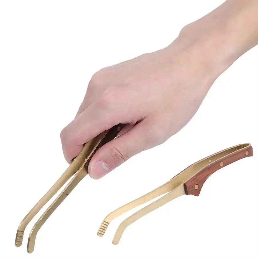 1 шт. бамбуковые чайные принадлежности зажимы для чая деревянные анти-hot медные