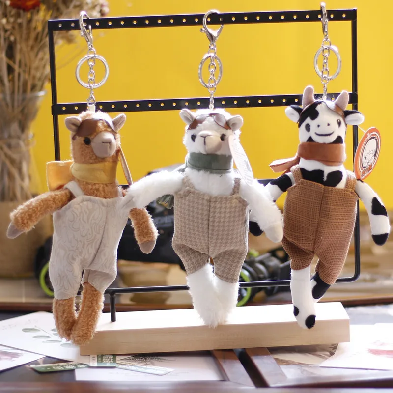 Классный креативный комбинезон милая кукла из ягненка и коровы плюшевая игрушка