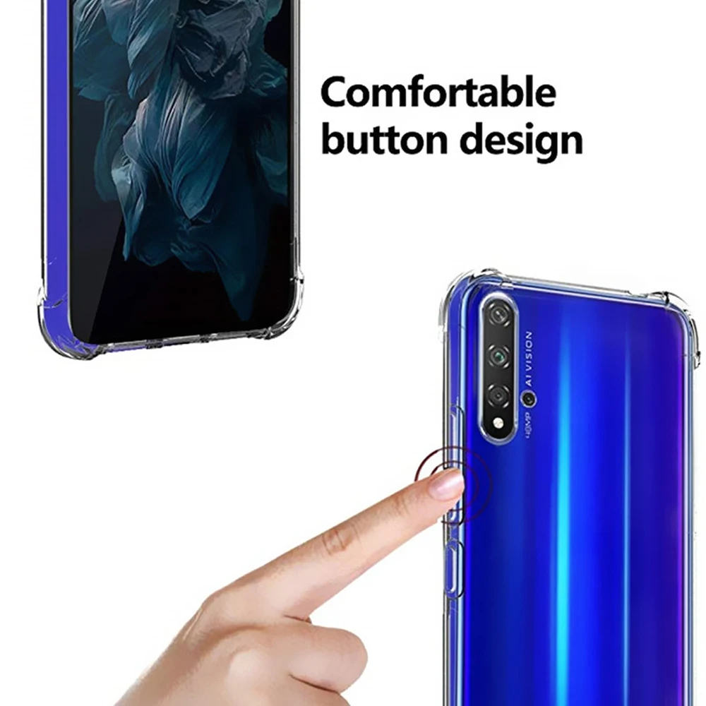 cover luxury case for huawei p smart z plus 2019 2018 bumper mobile phone accessories fitted coque silicone bag cases shockproof free global shipping