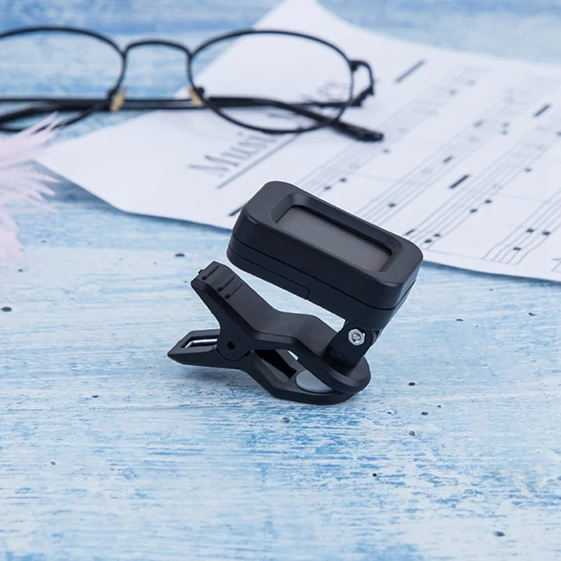 

Digital Electric Guitar Tuner Pedal Clip Chromatic Digital Rotatable LCD Screen Tuners for Guitar Bass Violin Guitar