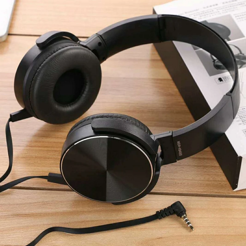 Горячая Распродажа 3 5 мм Проводная гарнитура стерео звук 1 2 м поддержка ответа и