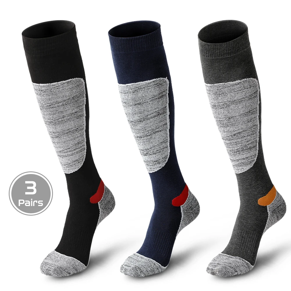 Хит продаж новинка 3 пары мужские и женские носки для езды на велосипеде зимние