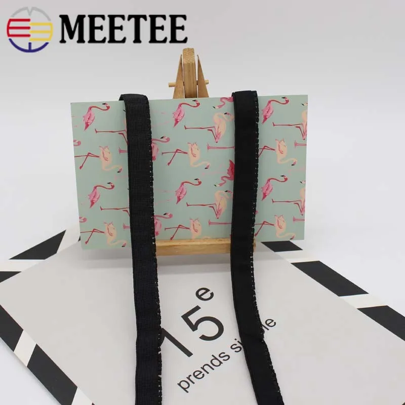 21 метр Meetee 12 мм эластичное кружево отделка Лента тканевая лента DIY Детские
