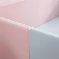 Baby PU Playpen Play Yard Thicken Baby Software Child Home Safety Indoor Crawl Mat Protective Bar Ocean Ball Pool Fence