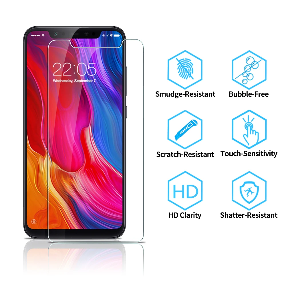 1 шт. ESR закаленное стекло для xiaomi 8 Защита экрана 3X более сильное 9H Защитное стекло для xiaomi mi 8SE с установочным инструментом
