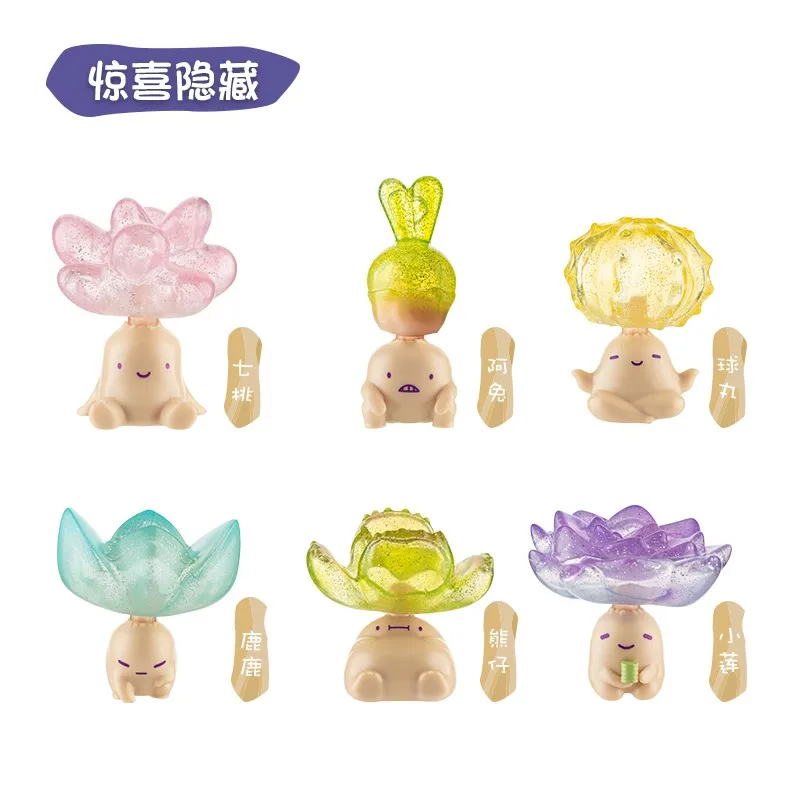 

Milk Company Cashapon Succulent Plant Animal Elf Capsule Toys Table Ornament