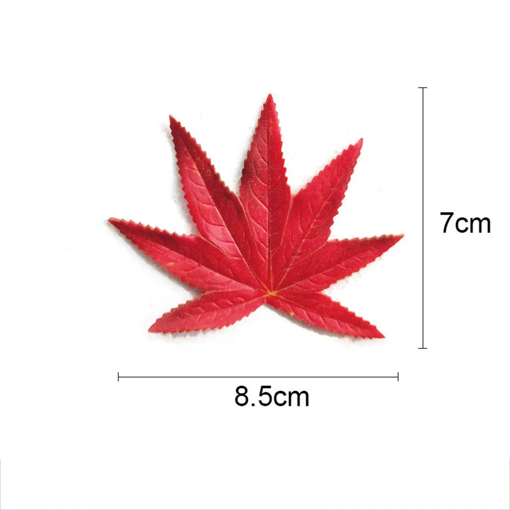 30 шт./лот Осенние искусственные кленовые листья свадебные вечерние для дома