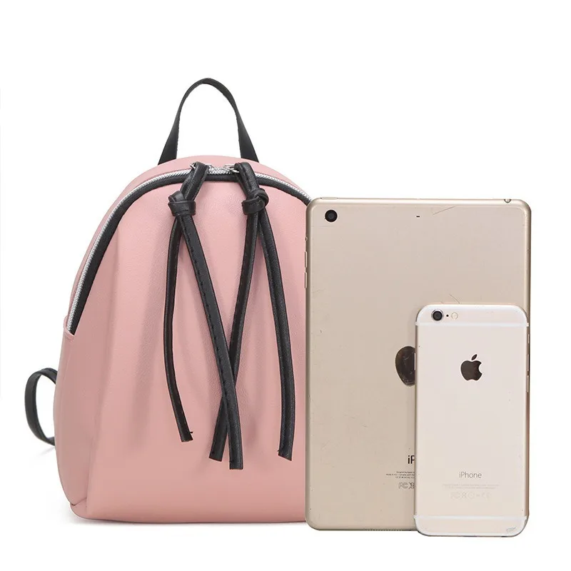 

2020 New lady small backpack women leather Shoulder Bag MultiFunction mini backpacks female School bagpack bag for teenage grils