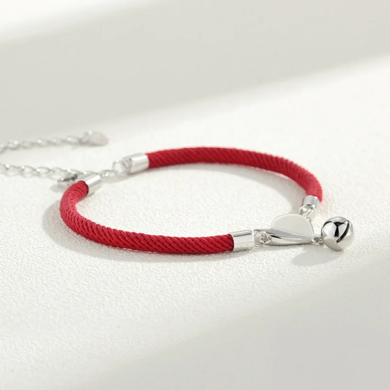 Красная веревка имя пары на заказ браслеты серебряный шарм для изготовления