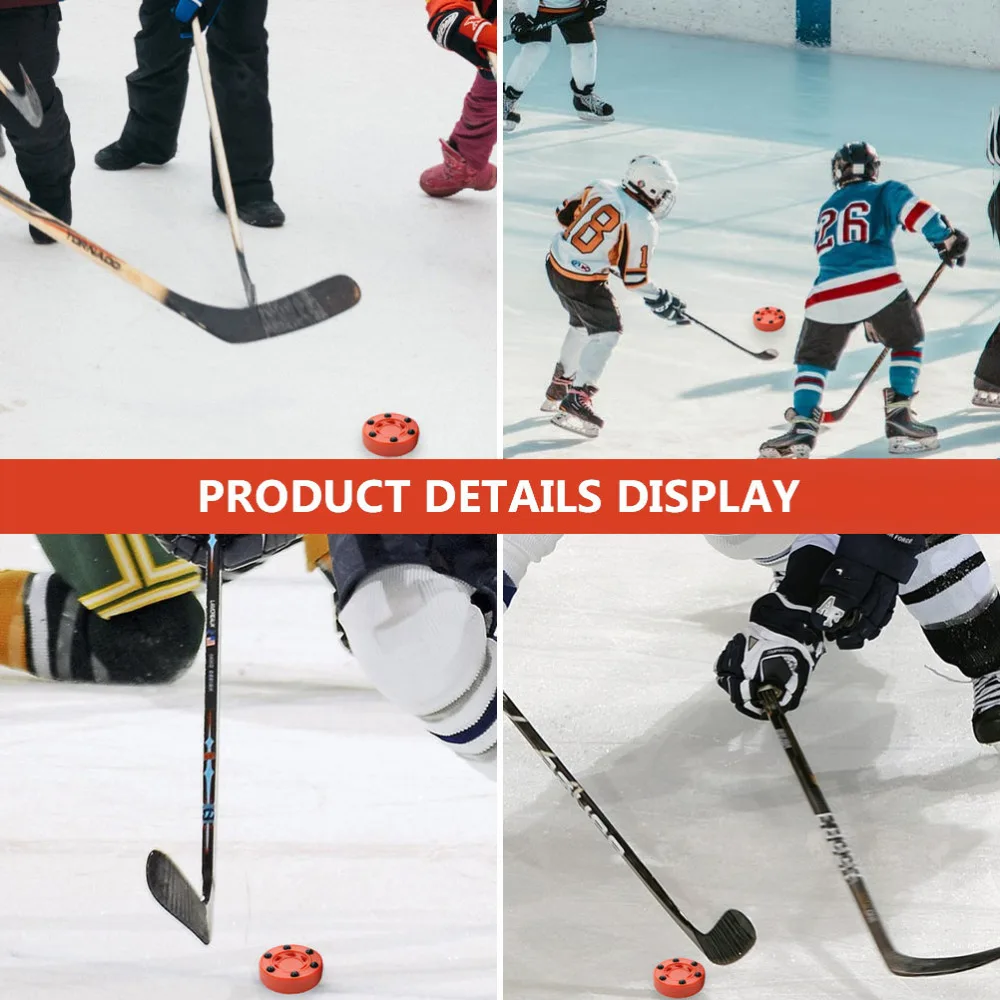 

2pcs Durable Roller Hockey Puck Inline Hockey Puck Roller Hockey Game Puck