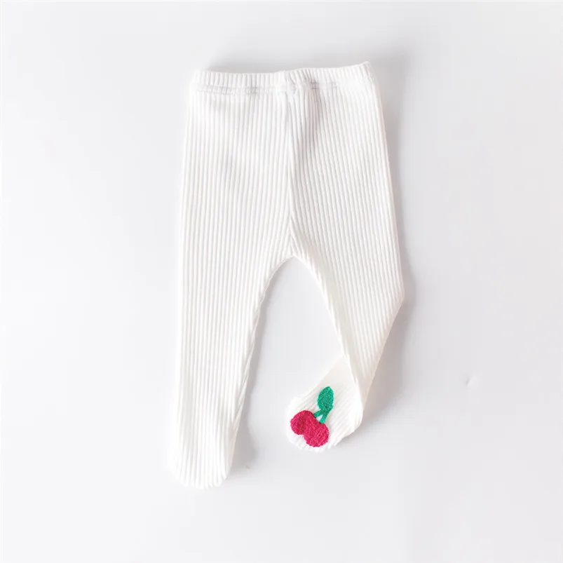 Милые колготки для новорожденных с рисунком вишни детские штаны сумкой