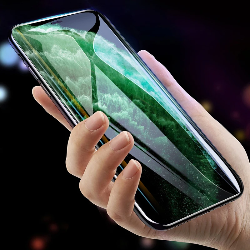 15D изогнутый край Полное покрытие из закаленного стекла на iPhone 11 Pro MAX протектор экрана для iPhone X XR XS MAX защитная пленка