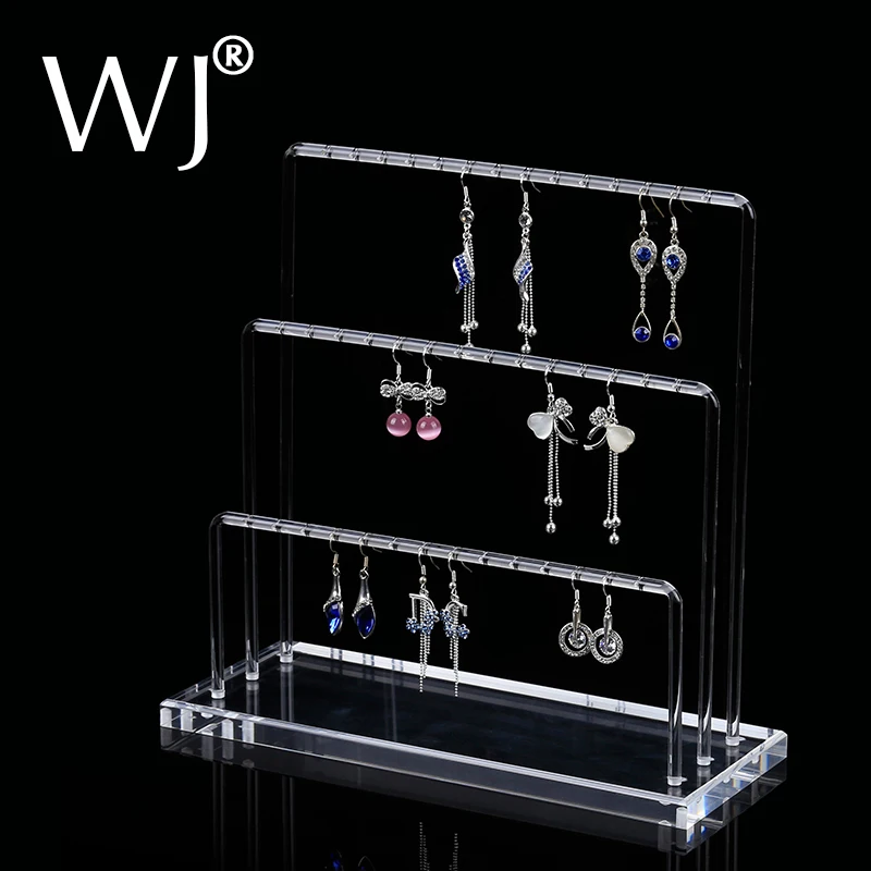 Новые Высокие акриловые серьги n образной формы демонстрационная стойка для