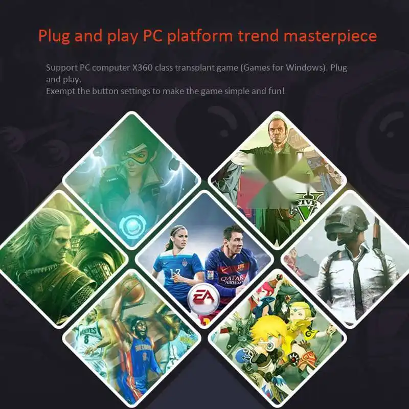 Беспроводной Bluetooth геймпад PXN 9618 игровой контроллер для Android смартфона PS3 ПК