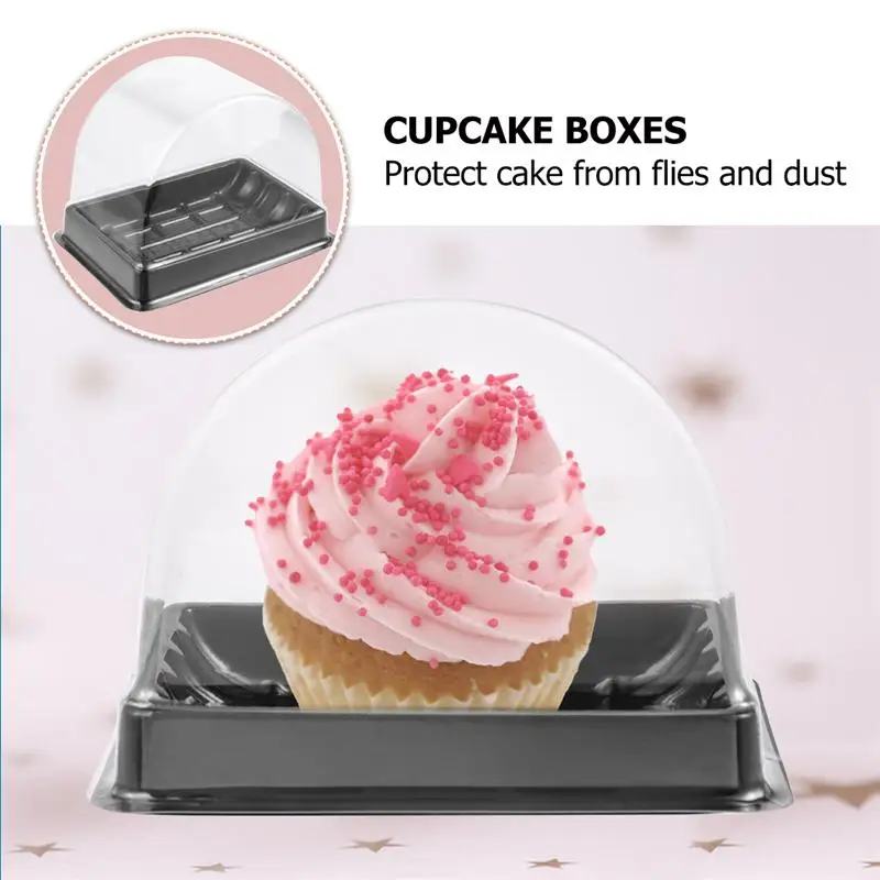 30 шт Прозрачный Торт блистерная коробка пластиковые пирожные паштеты для