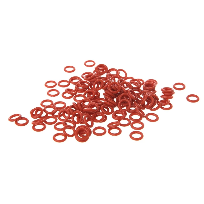 

120Pcs Red Keycaps Rubber O-Ring Switch Dampeners For Cherry MX Keyboard Dampers