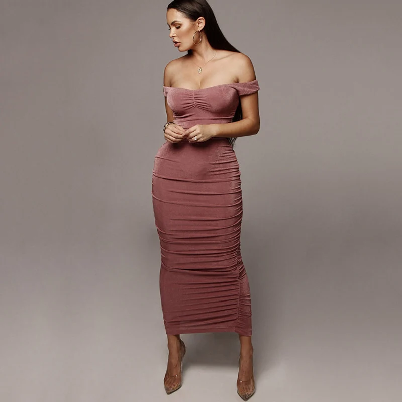 Женское летнее Открытое платье с цветочным рисунком модель открытыми плечами в