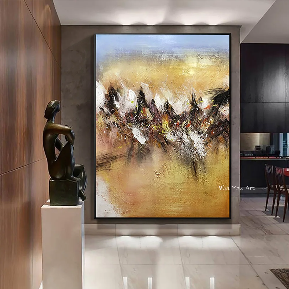 

Handmade Oil Painting Drop shipping Canvas For Living Room Wall No Frame Modern Decorative Pictures Abstract Art Painting