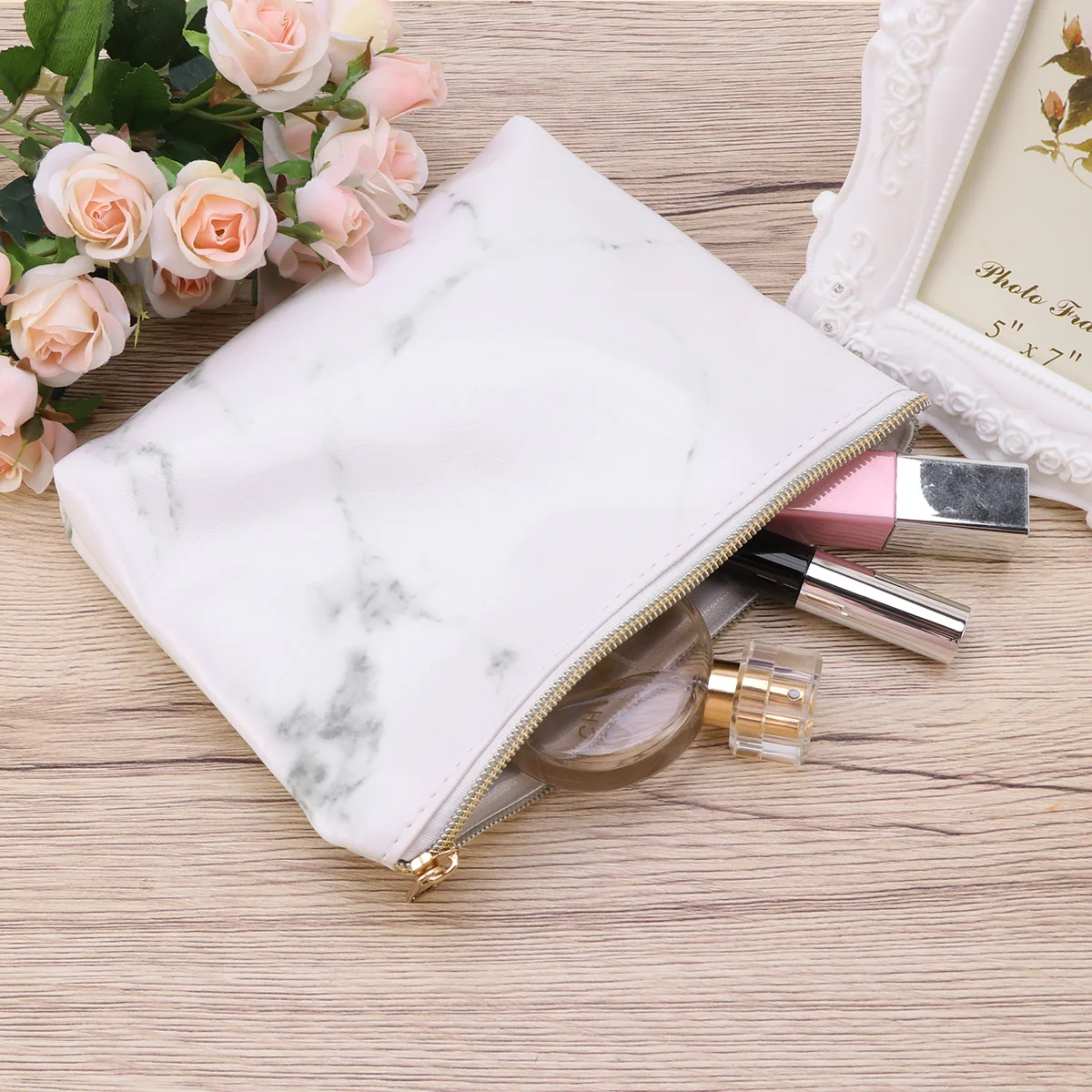 Многофункциональный дорожный Органайзер с мраморным узором небольшая