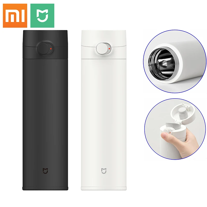 

Xiaomi Mijia Thermos Cups 2 Stainless Steel Vacuum 480ml Flask Water Portable Vacuum Bottle Single Hand ON/Close Water Thermos