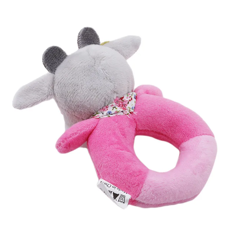 

Animal infant plush doll Toy Baby Round hand ringing mobile rattles Cute useful intellige smooth soft Kawaii hedgehog puppy
