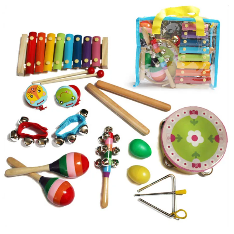 

Baby Kids Music Instrument Toy Set Rainbow Xylophone Kit Sand Hammer Rainbow Rattle Music Toy Birthday Gift For Children
