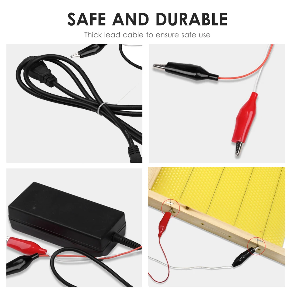Professional Electric Wire Embedder Heating Device Beehive ABS Installer Equipment Beekeeping Wax Foundation | Дом и сад
