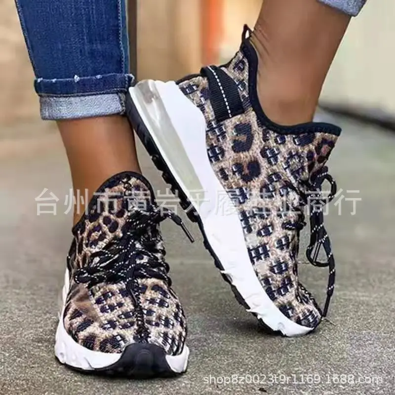 

2021 Sneakers Women 2021 New Sneakers Women Vulcanized Shoes Female Platform Wedges Women Leopard Casual Fashion Ladies Shoes