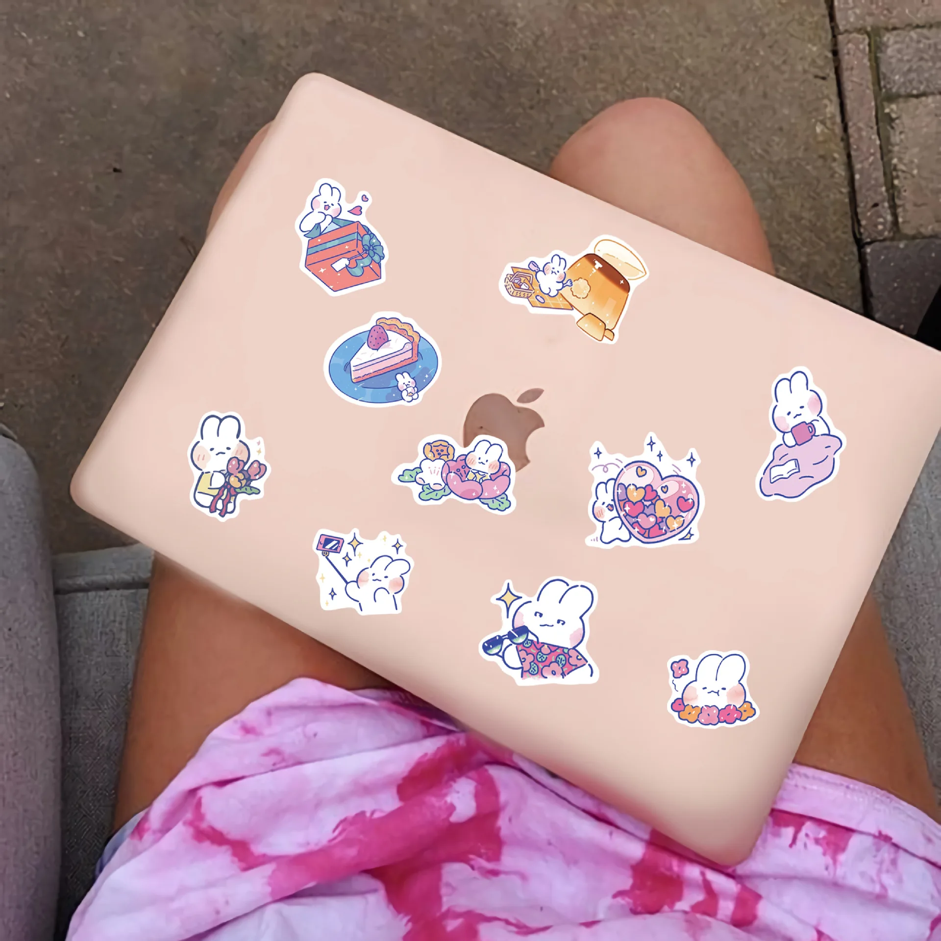 

10/50PCS Cute Cartoon Bunny Pet Party Home Decor Stickers Laptop Luggage Skateboard Bike Waterproof Cool Sticker Decal Girl Toys