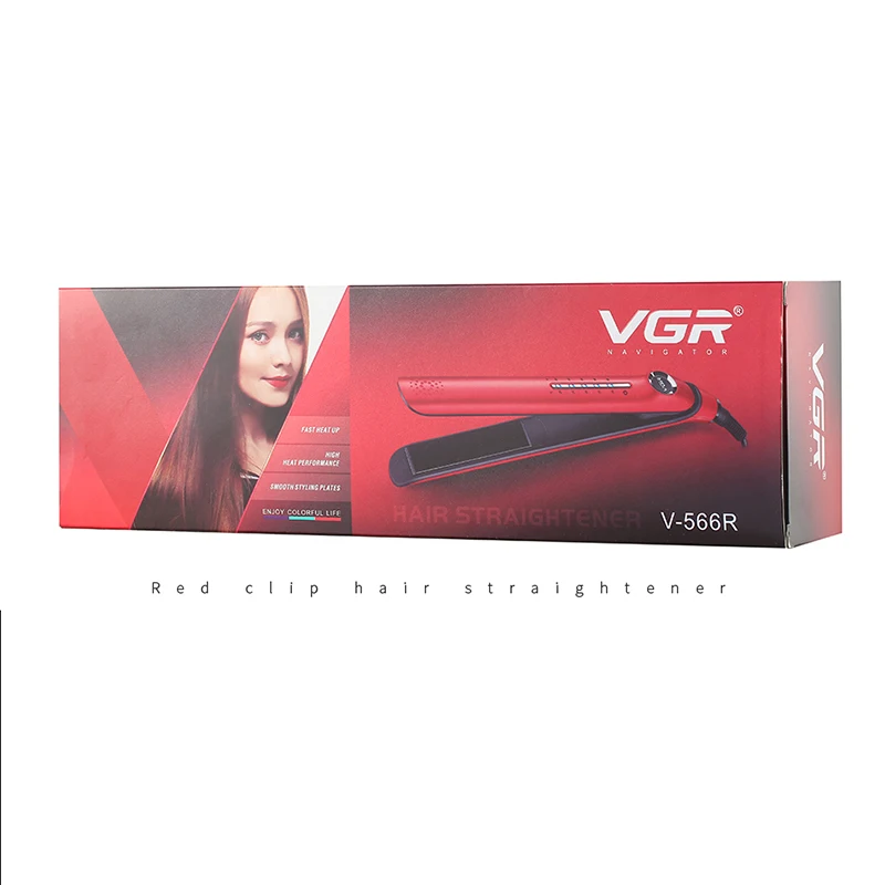 

VGR Wholesale Curler Multi-Functional Electrical Appliance Portable Dual-Purpose Electric Splint Straightener New V-566R