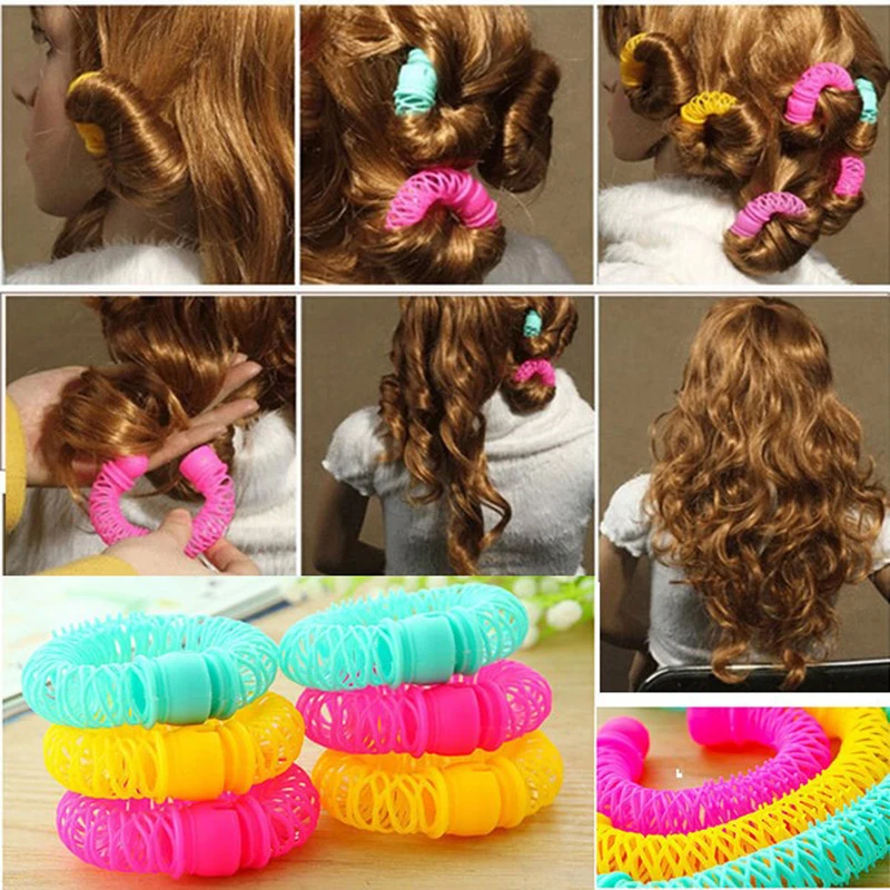 

Curling Artifacts Automatic Curlers Dont hurt Donuts Fast Curlers Curling Straightening Curling Tools Hair Styling 8Pcs