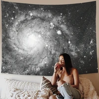 starry sky tapestry ins hanging cloth nordic room layout dormitory background universe star moon decoration tapiz pared hogar