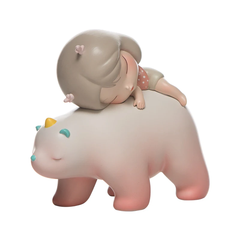 Подлинная белая ночная Фея теплый медведь Qimeng офисные настольные аксессуары