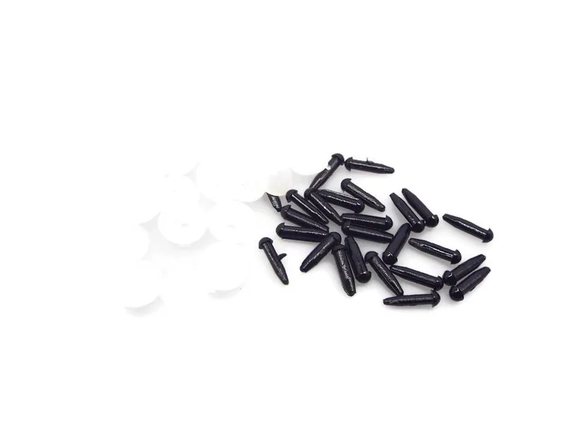 8 мм-24 мм Черные Пластиковые Глаза животных для вязания мягкие животные глаза