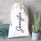 Сумочка для девичвечерние, персонализированная сумка на шнурке, сумка для имени подружки невесты, Сумочка для подарка, сумка на заказ для свадьбы, Рождества