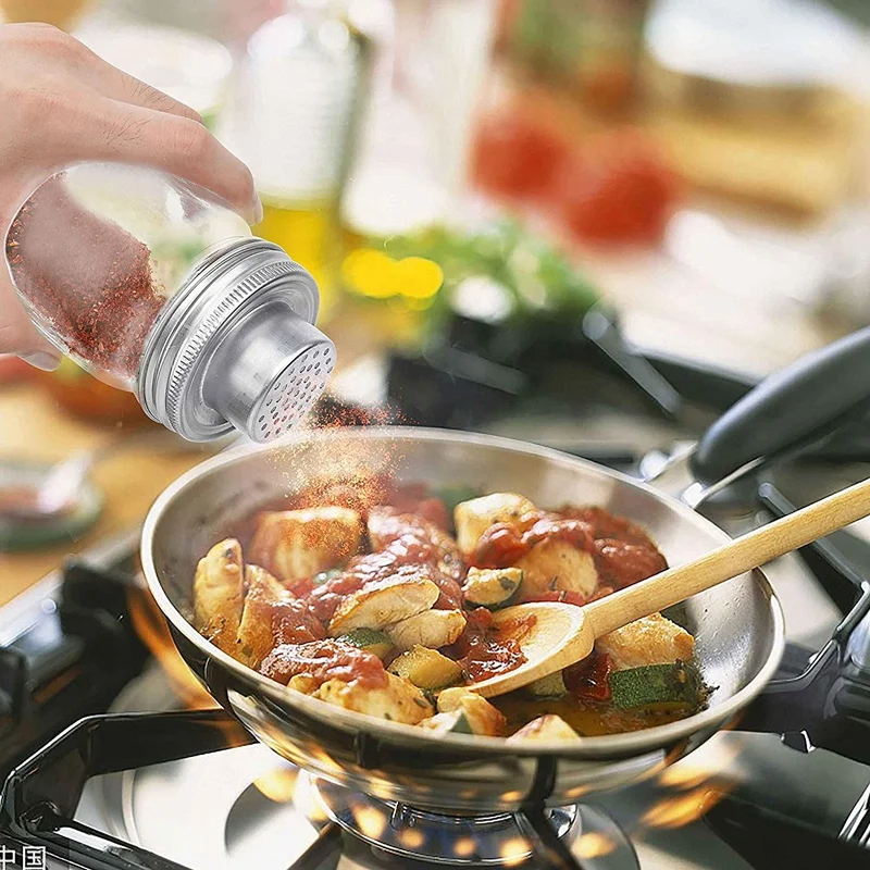 Новинка 8 упаковок крышек для шейкера Крышка Шейкера обычной каменной банки