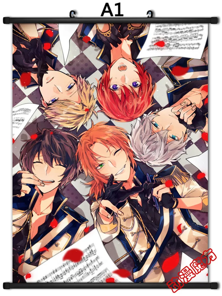 

Coscase обувь для косплея; Аниме Ensemble Stars Akehoshi Subaru Hidaka хокуто Юки Макото домашний Декор стены прокрутки Декоративные плакаты с картинками