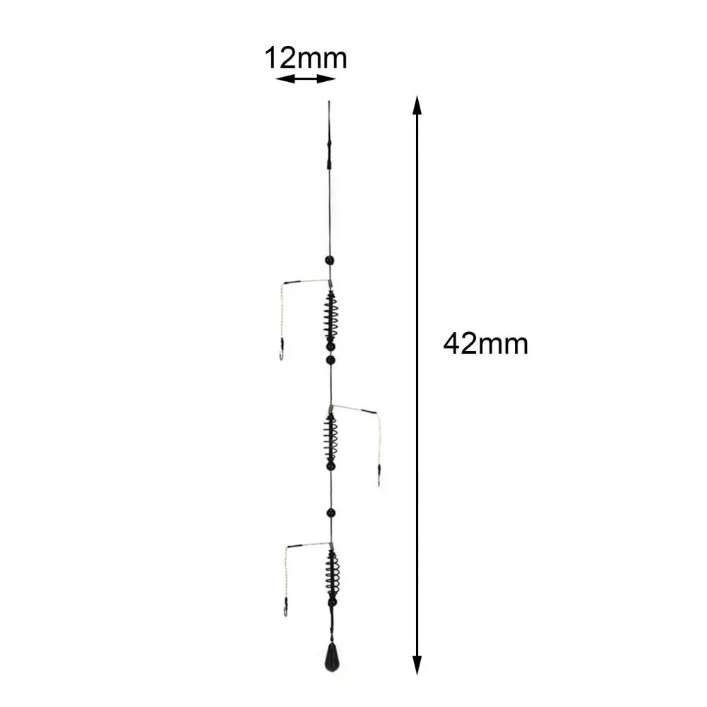 

String Hook Lightweight Easy to Carry Durable Fishing Spring Carp Feeder for Outdoor