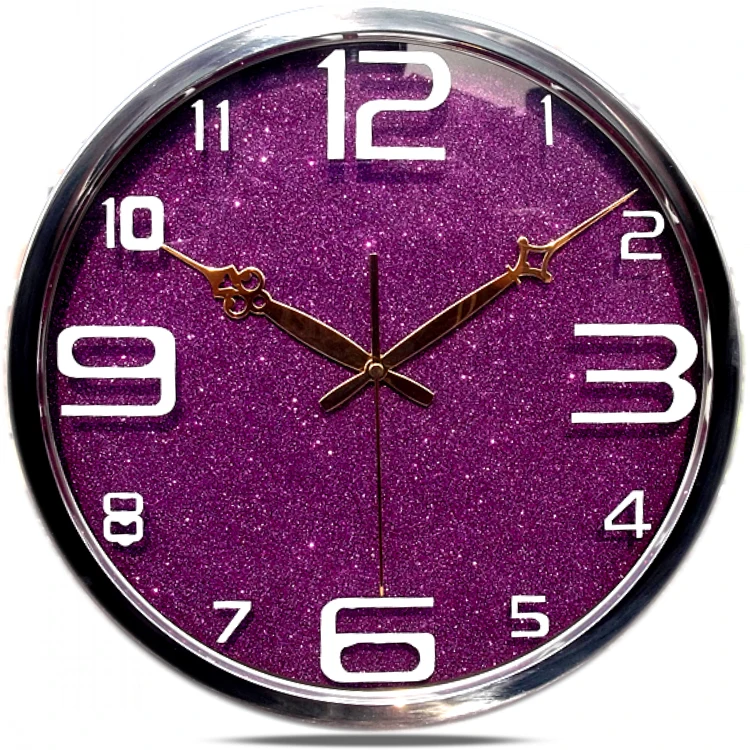 Креативные строительные металлические большие часы для гостиной кухни спальни