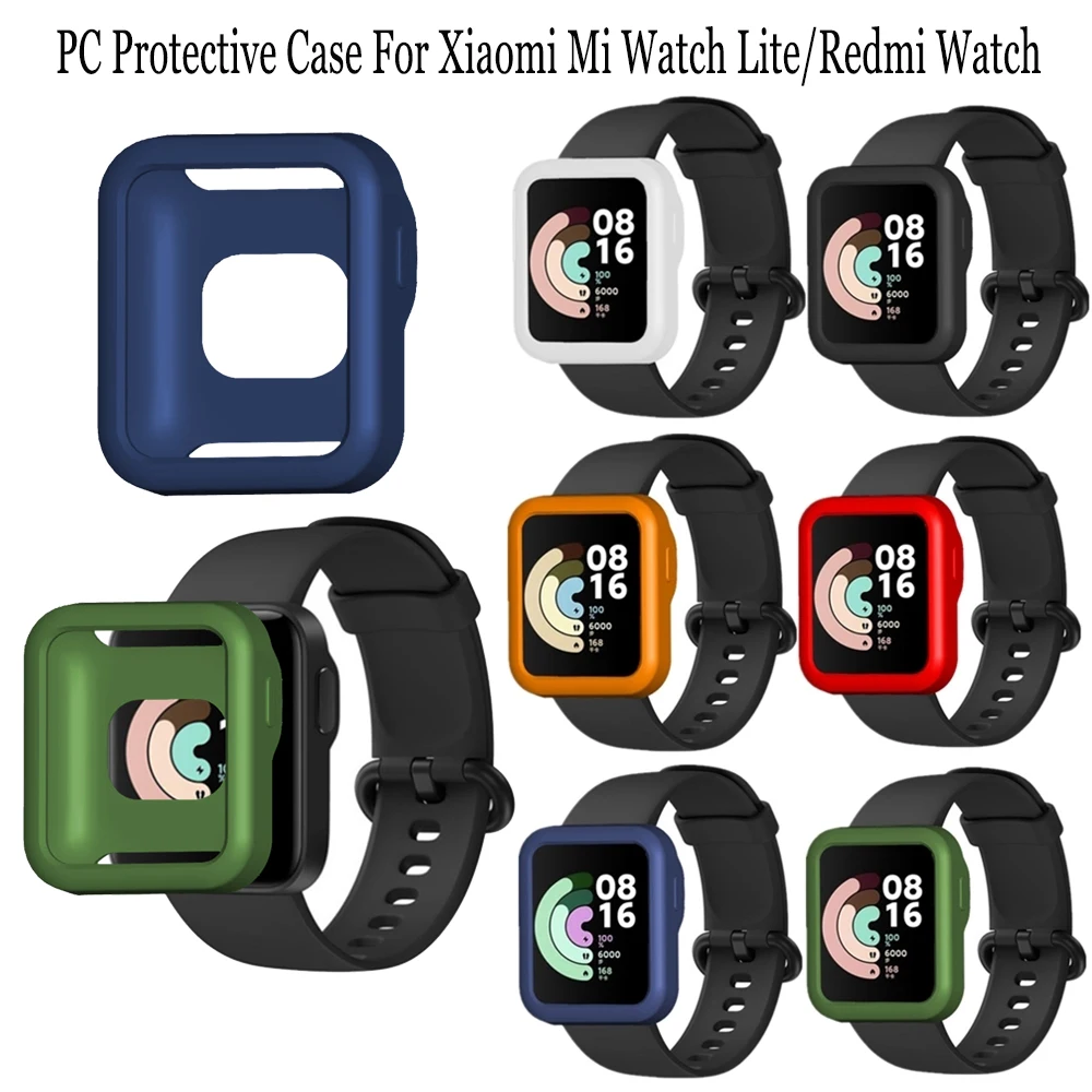 

2021 New Full Protective Case For Xiaomi Mi Watch Lite PC Shell Protector Cover Band Strap Bracelet for Xiaomi Redmi Watch