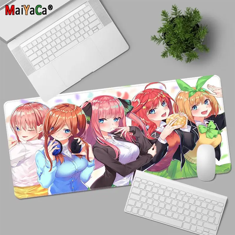 

Gotoubun No Hanayome Boy Gift Pad Silicone Pad to Mouse pad Game Size for Office Long Table Mat Desk for Teen Girls for Bedroom