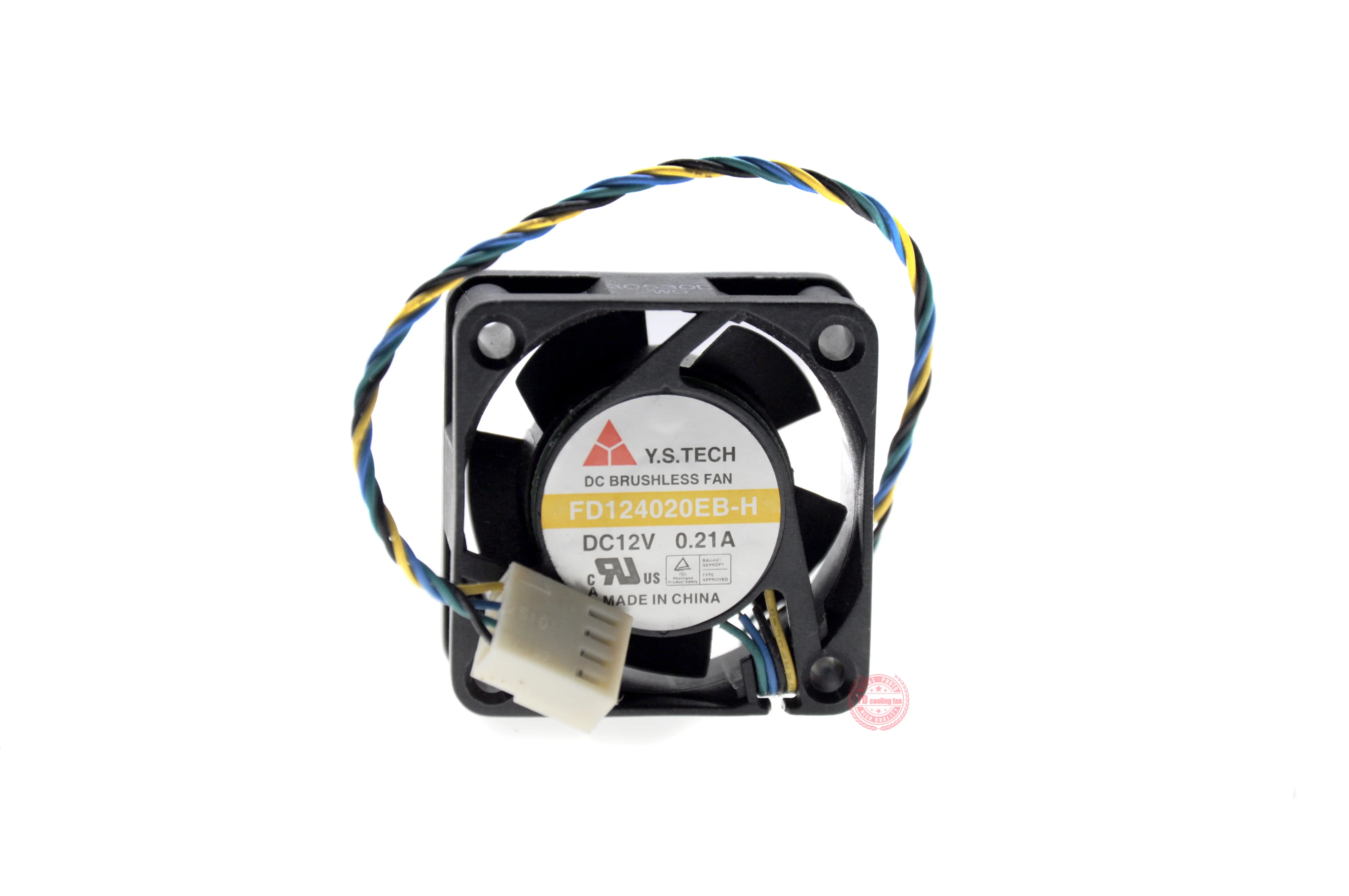 NEW Y.S.TECH FD124020EB-H 4020 4CM 4PIN 12V 0.21a охлаждающий вентилятор | Компьютеры и офис