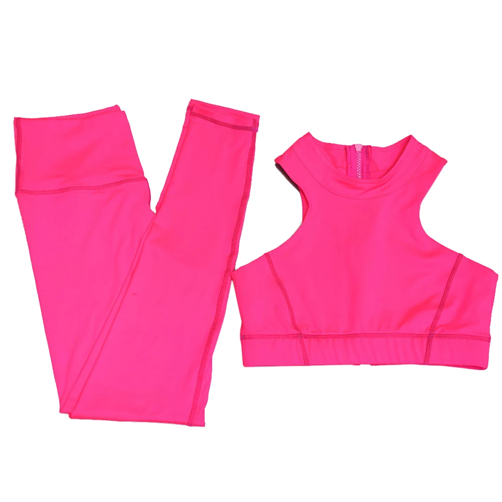 Для женщин для спортзала занятий спортом на спине молния твердый фитнес Йога