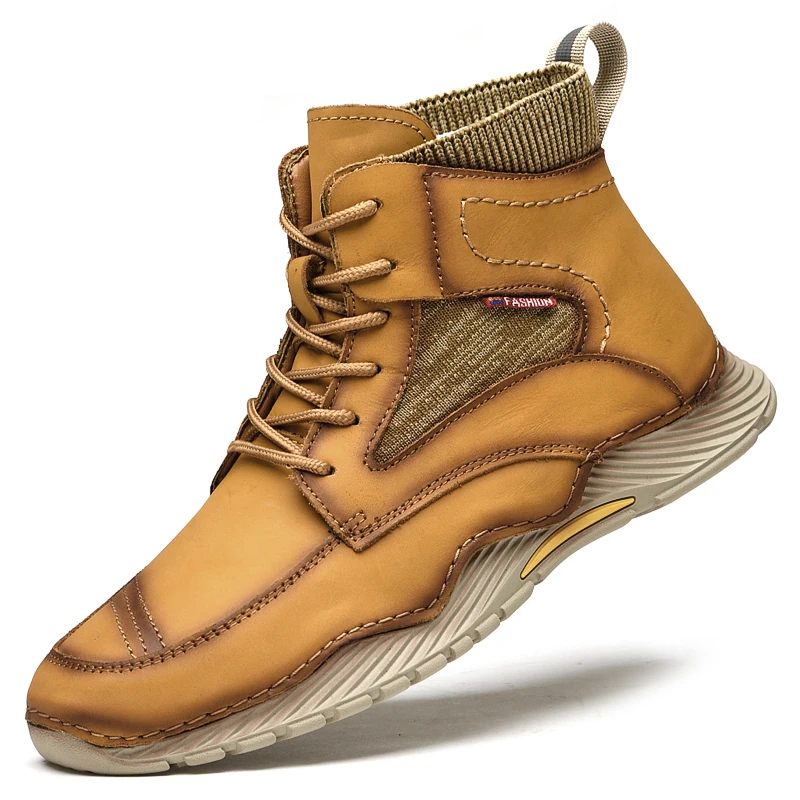 

Hiking Boots for Men Waterproof Boots for Outdoor Trekking Non-Slip Work Boots for Trails & Walking