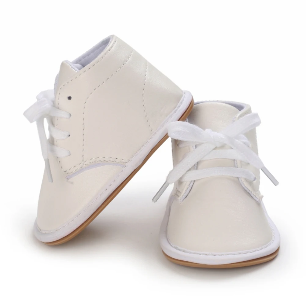 Обувь из ПУ кожи для младенцев повседневная обувь маленьких мальчиков и девочек