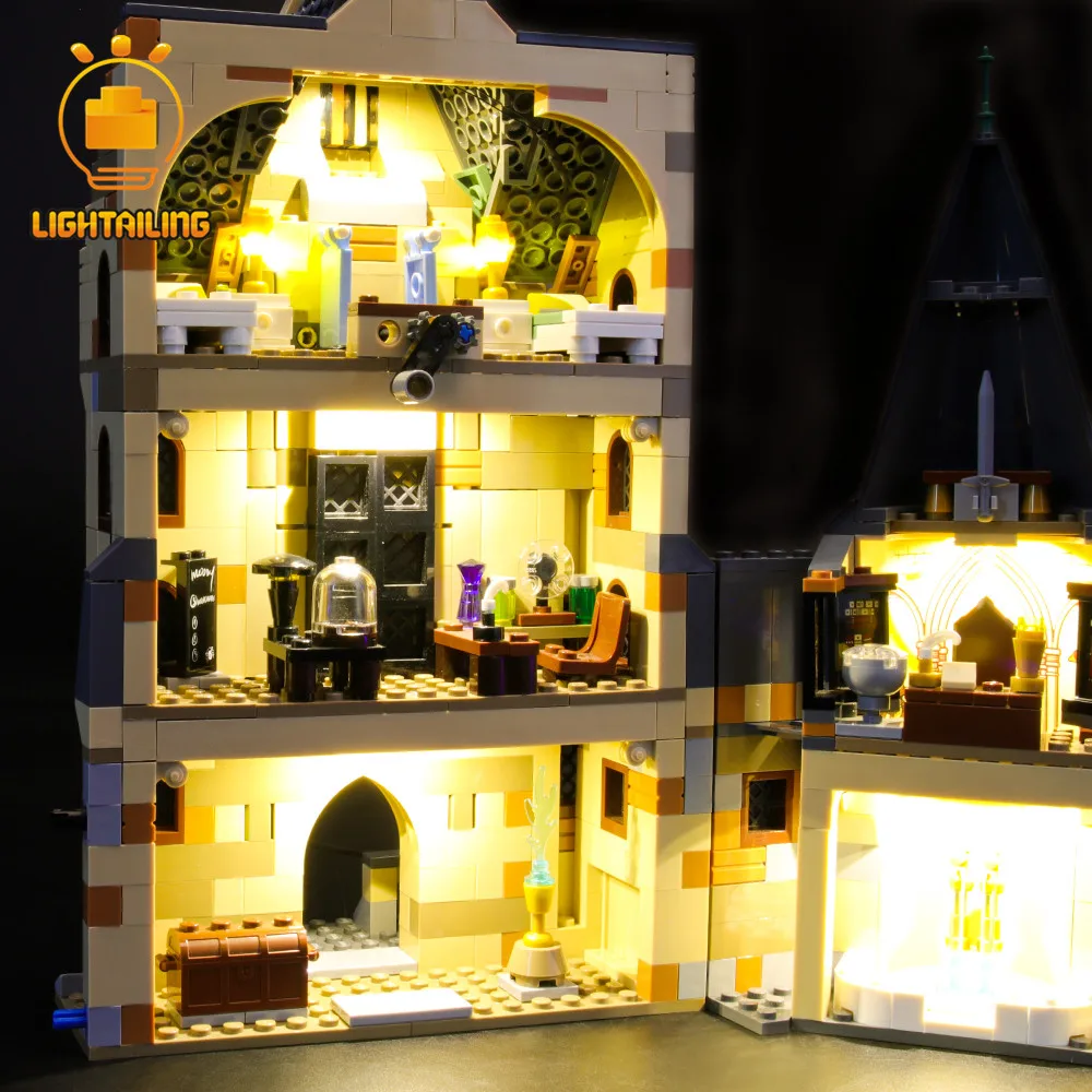 LIGHTAILING светодиодный светильник Набор для Хогвартс часы башня светильник ing набор совместим с 75948(не включает модель