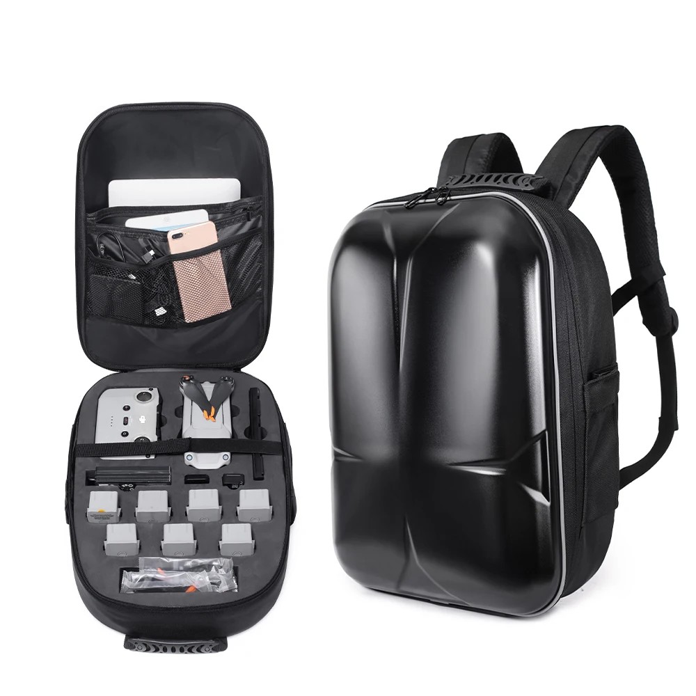 

Fiber Hardshell Backpack Waterproof Bag For DJI Air 2S/ Mavic Air 2 Comfortable And Portable Waterproof Abrasion Resistant